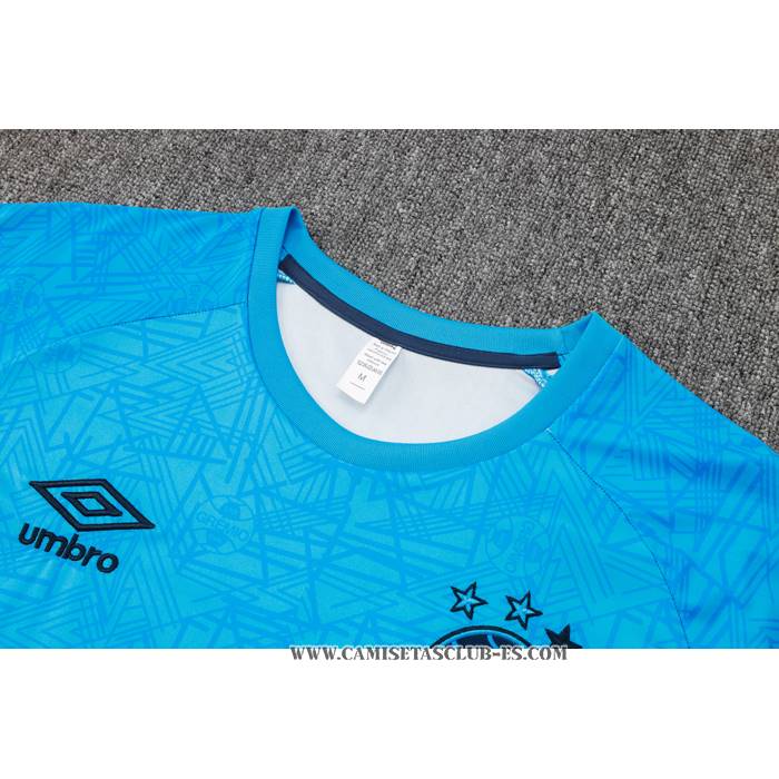 Chandal del Gremio 24-25 Manga Corta Azul - Pantalon Corto